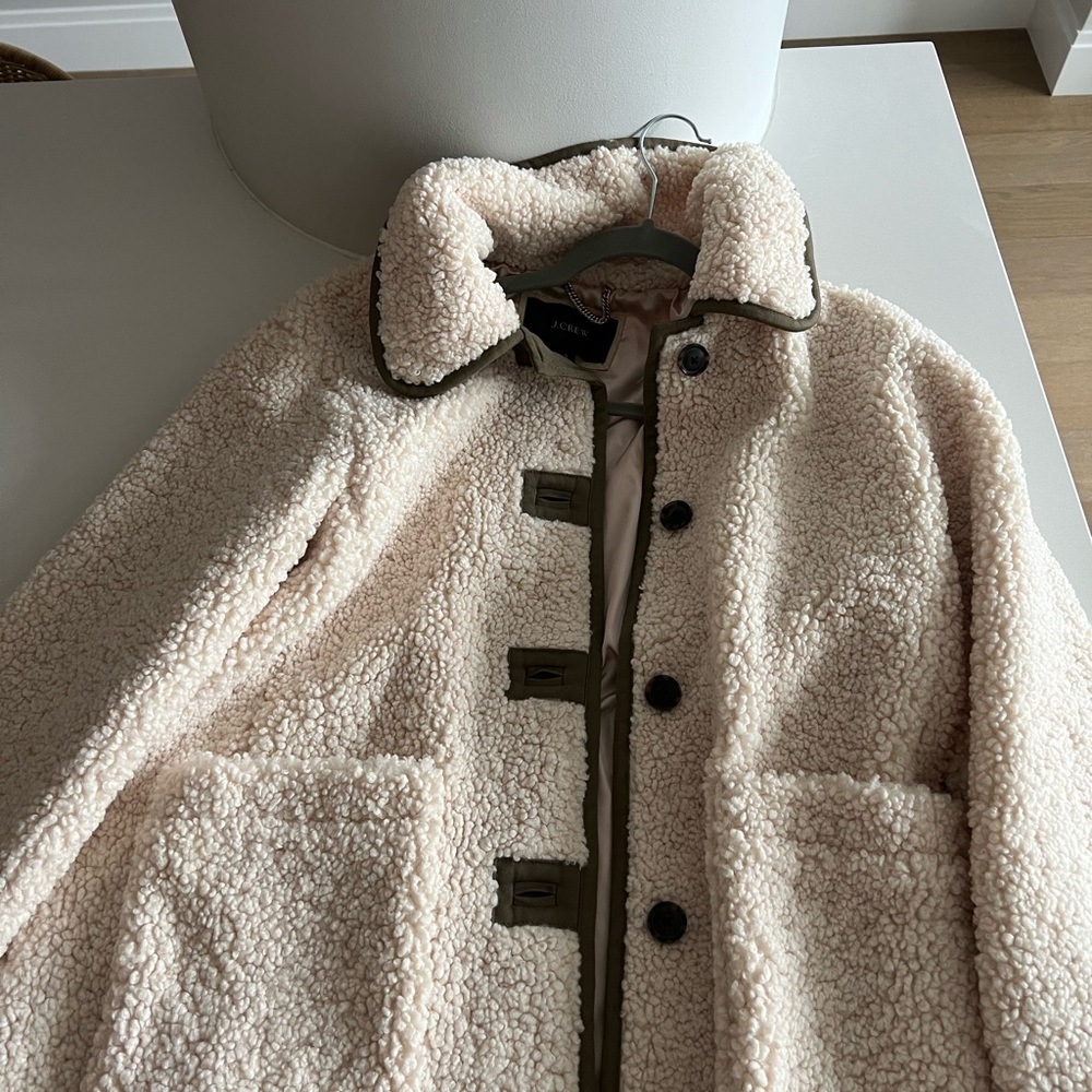 JCrew Teddy Sherpa Jacket